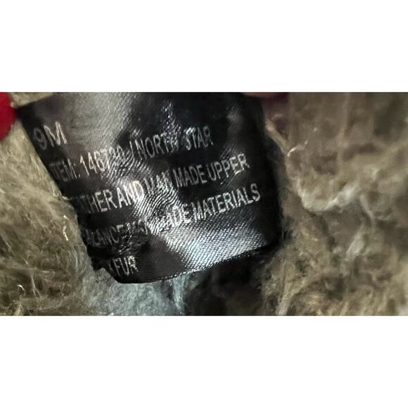 KHOMBU North Star Snow Waterproof Winter Faux Fur Brown Black Mid Calf Boots 9 - Picture 11 of 13